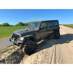 Progi stalowe z podświetleniem Jeep Wrangler JLU, 4xe